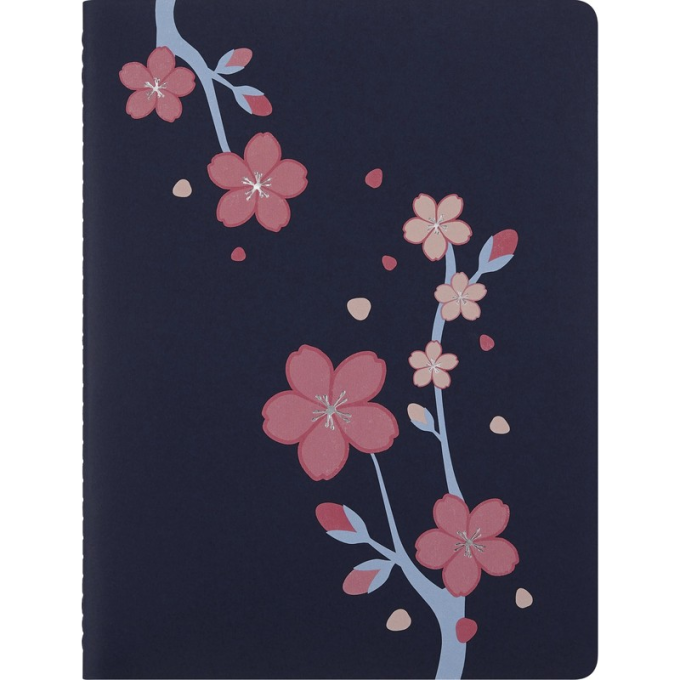 Блокнот MOLESKINE LIMITED EDITION SAKURA CAHIER LESU08QP321 XLarge 190х250мм обложка картон 120стр. линейка черный